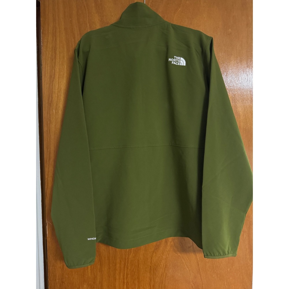 NOT FOR SALE The North Face WindWall Softshell Jacket Mens Olive Green Full Zip - Picture 3 of 5